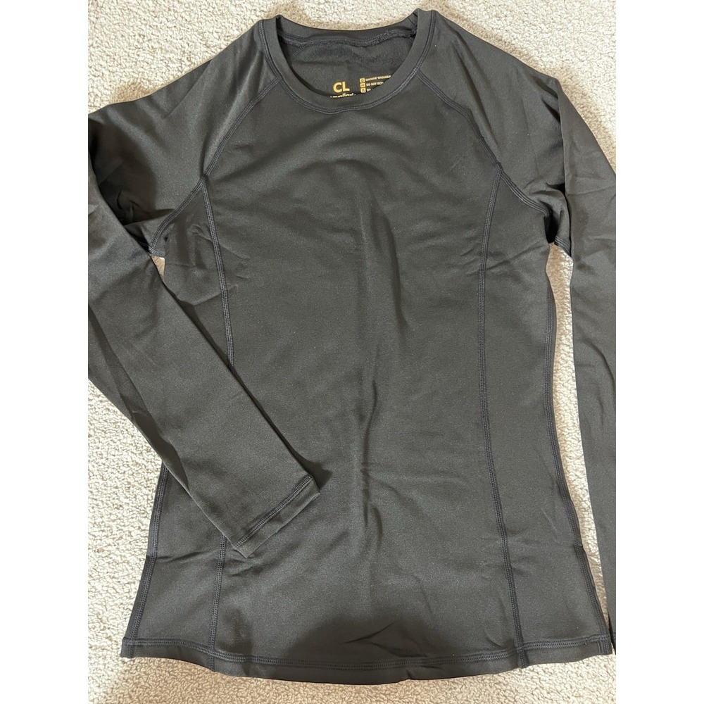 CL Convallaria 2-Pack Black Thermal Fleece Lined Top Shirt Sz XS NWT Underwear F - Picture 2 of 13